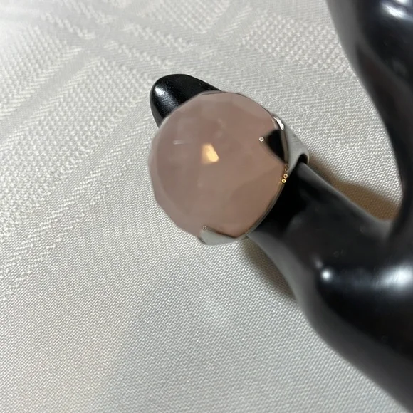 Faceted Rose Quartz Ring - Picture 5 of 10